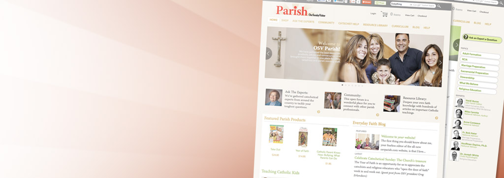 Resources, products, advice, and conversation for DREs, catechists, and parish staff.