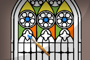 Stained Glass Window Painting Game - 