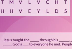 Word Search: Show Me, Jesus - 